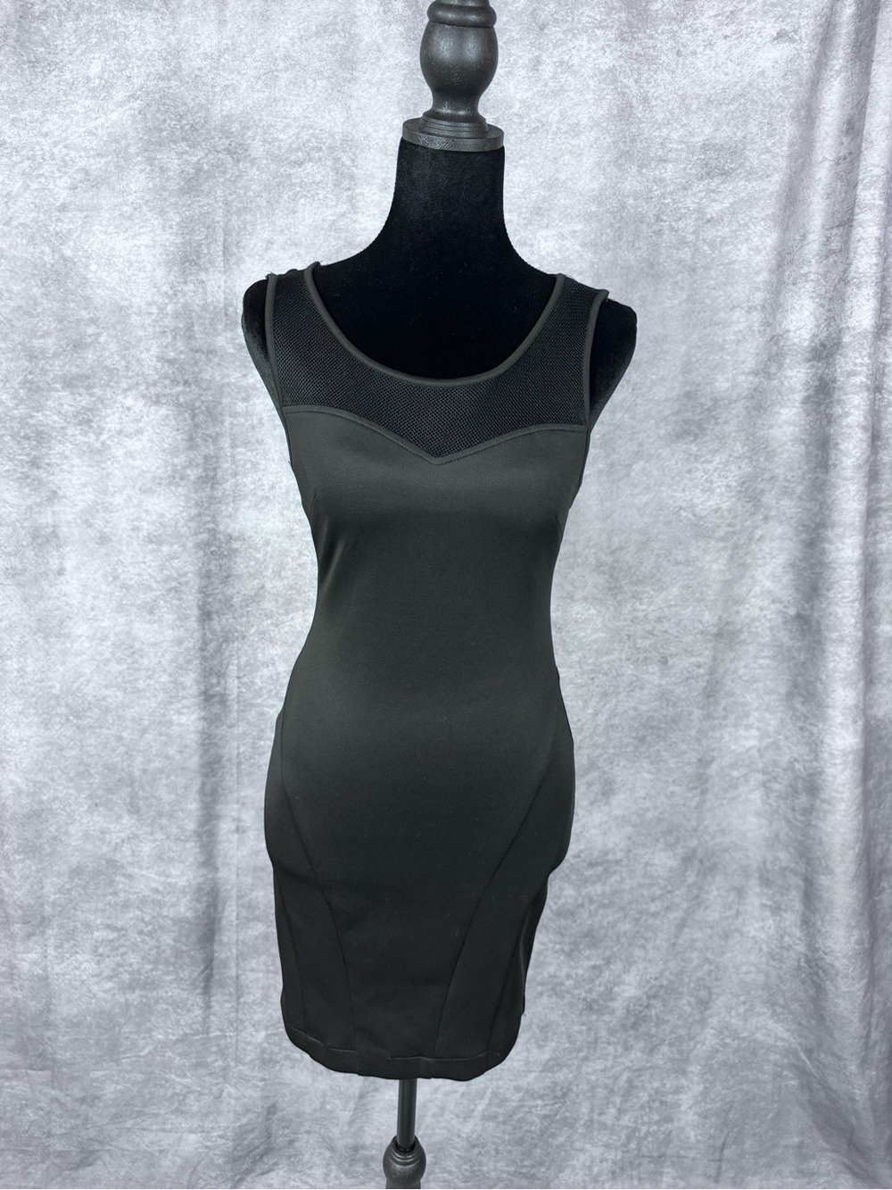 Forever 21 Black Sleeveless Midi Sheath Dress